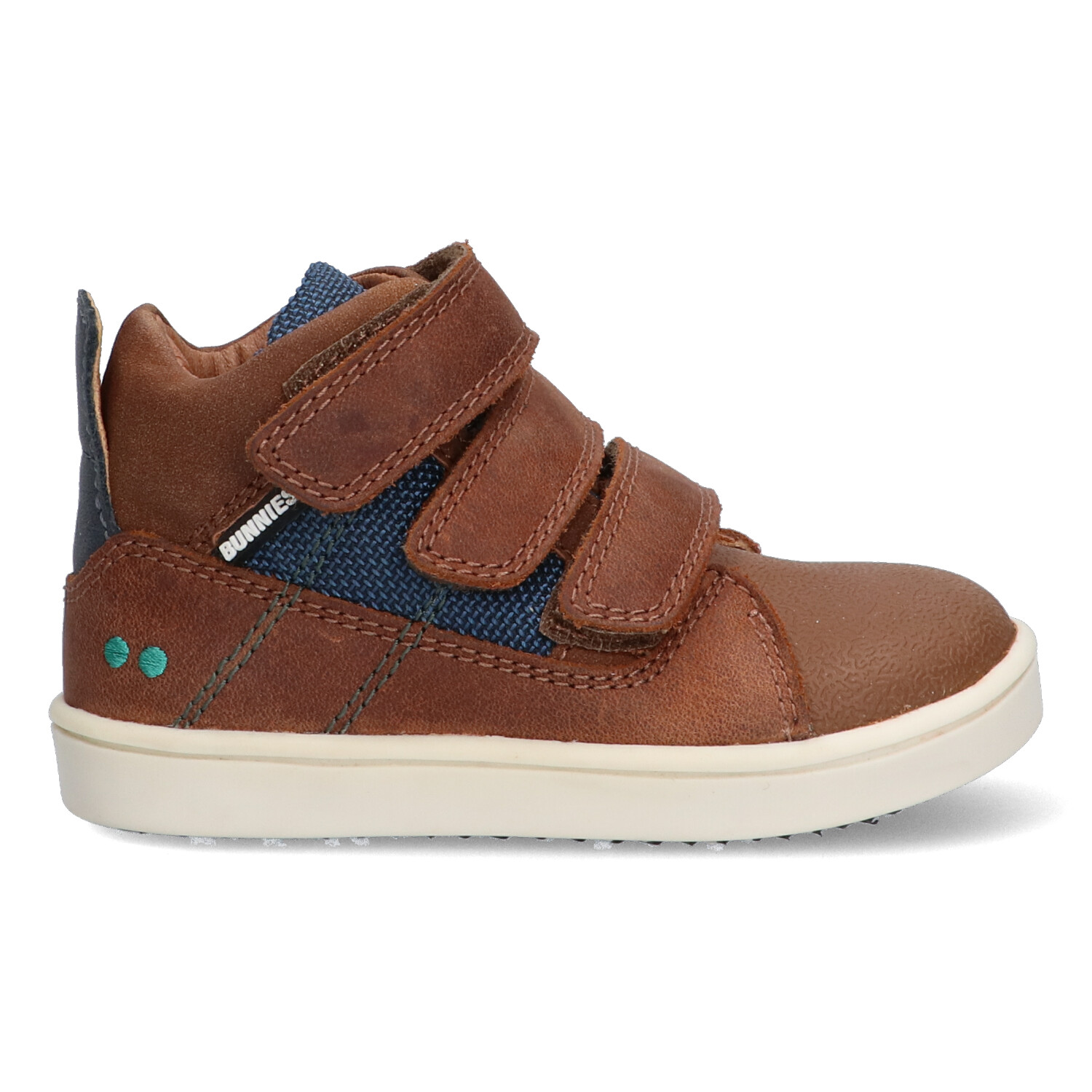 Jongens Hoge Sneakers Bunnies JR Bunnies Bruin