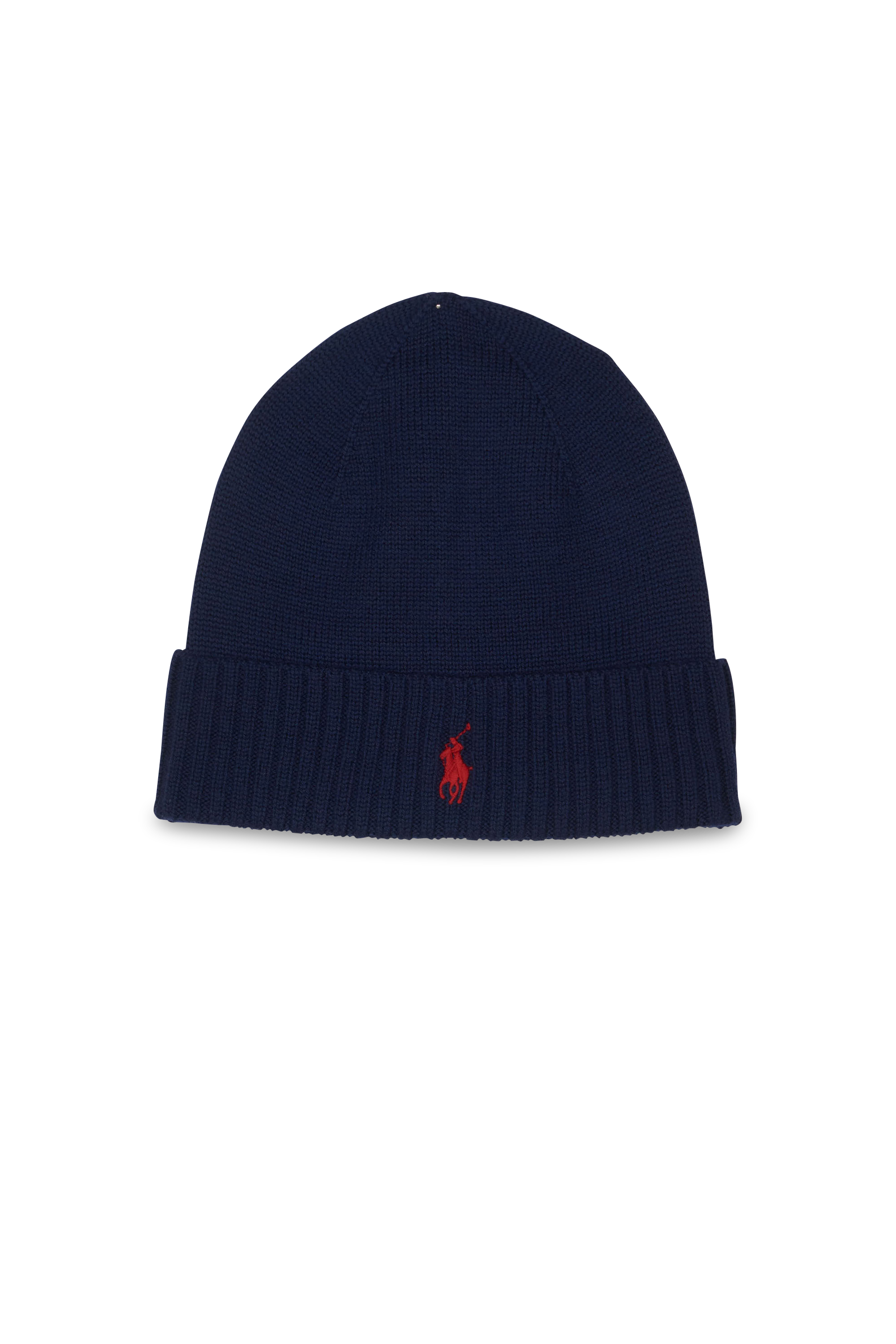 POLO RALPH LAUREN Bonnet Signature Pony Wool Beanie Bleu