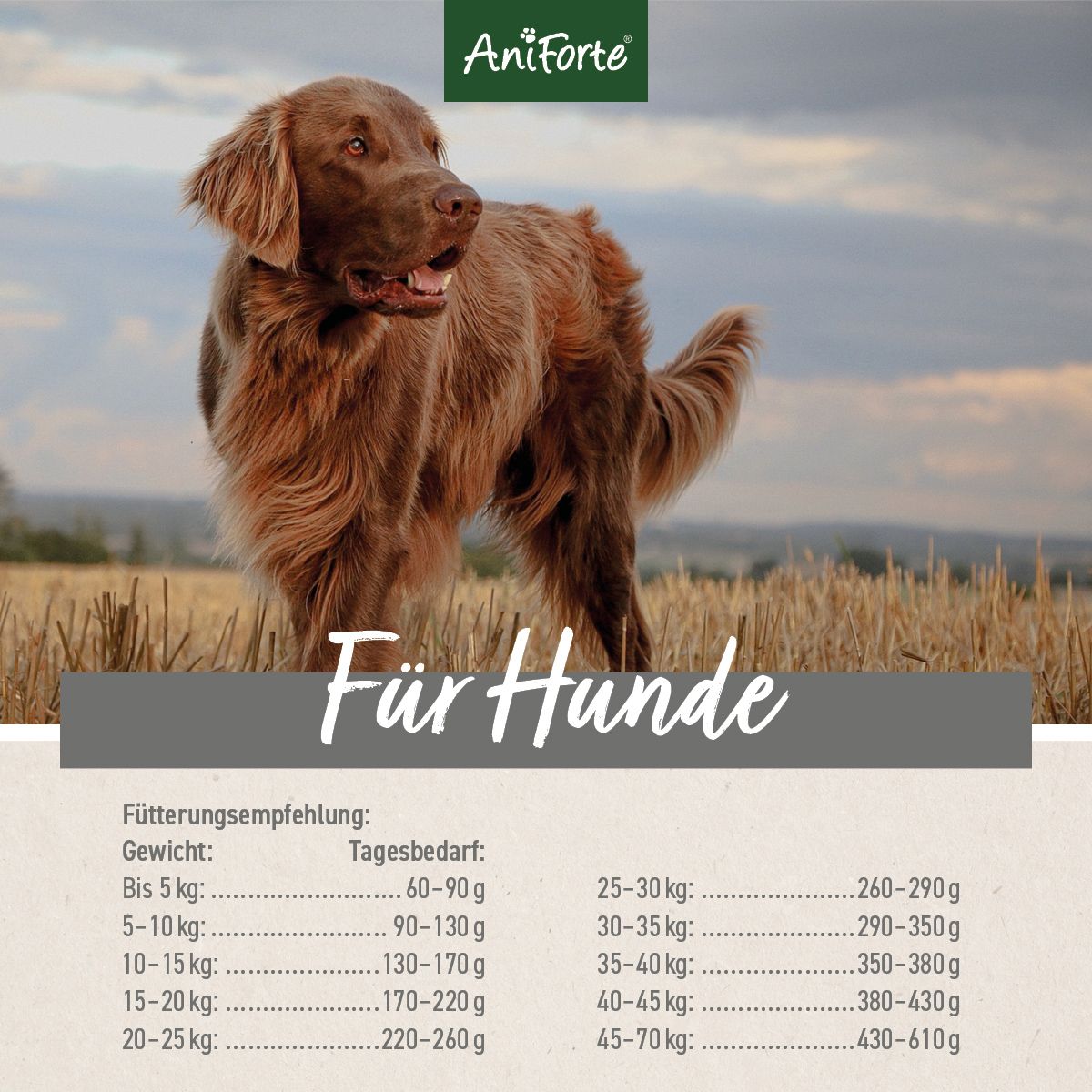AniForte Trockenfutter Rind