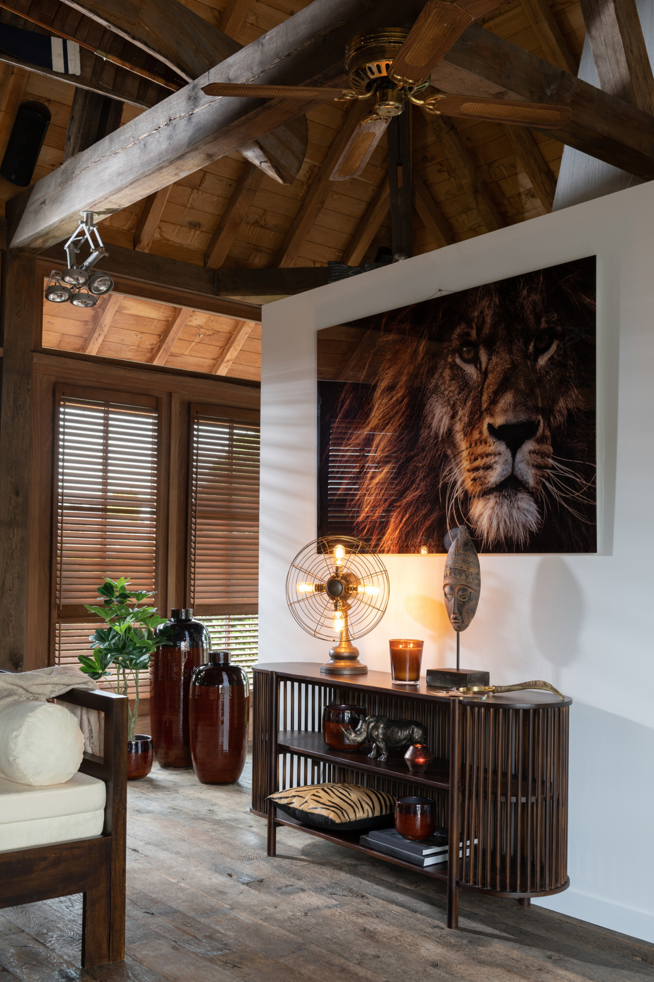 Dressoir Carry mangohout Donkerbruin