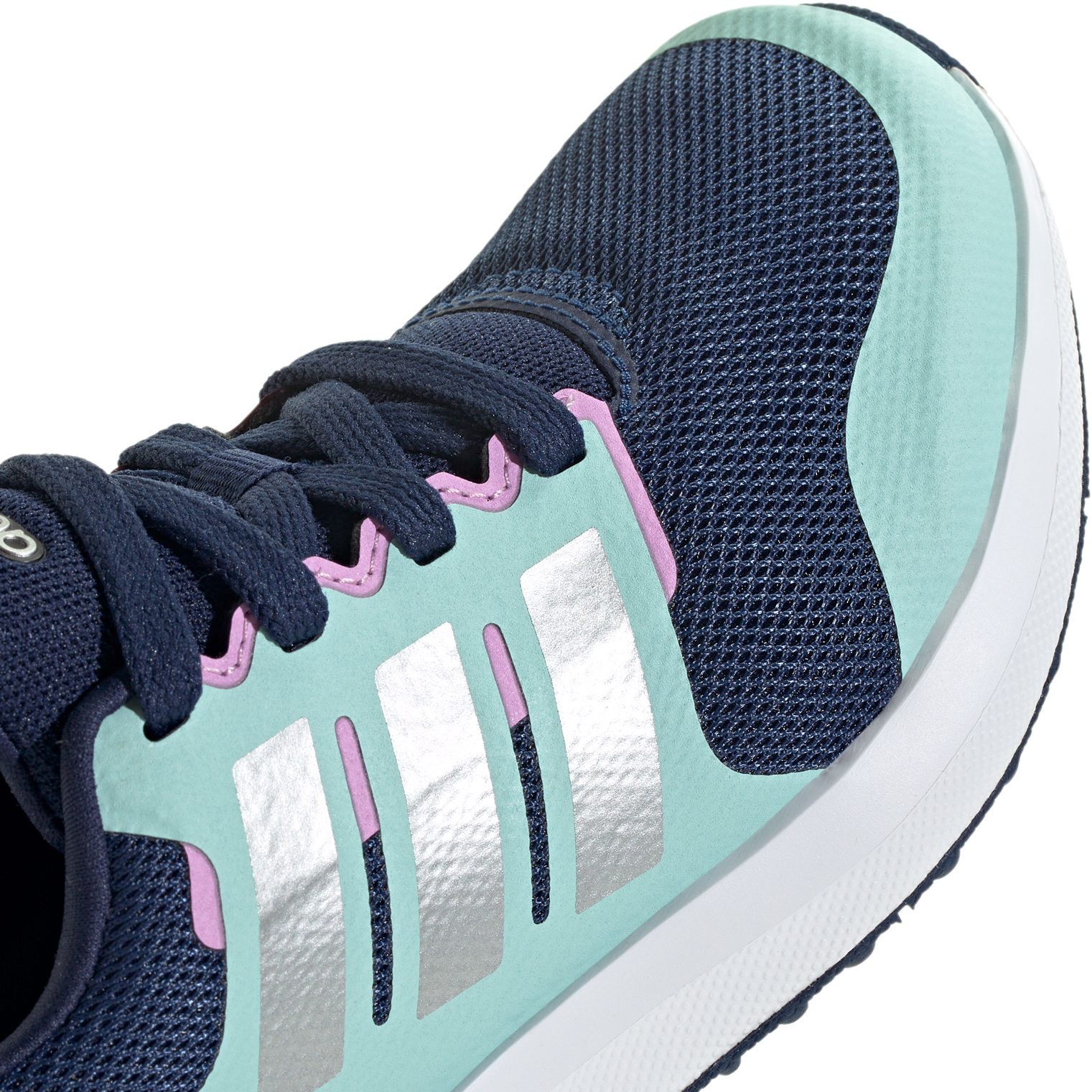 adidas FortaRun 2.0 Cloudfoam Lace Laufschuhe Kinder dark blue