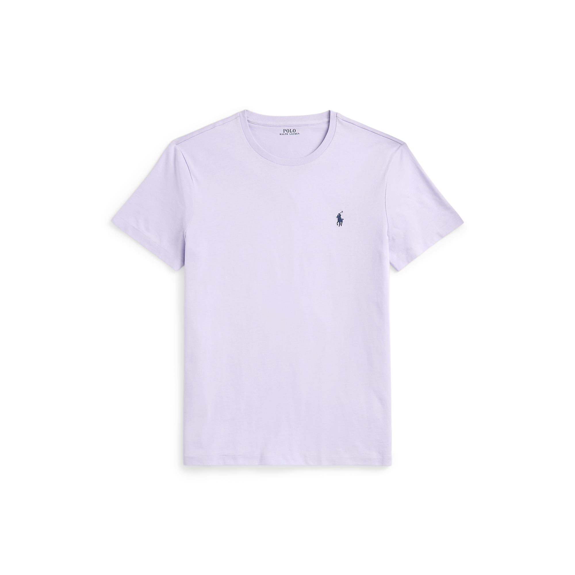 Tee-shirt col rond regular-fit en coton | Violet