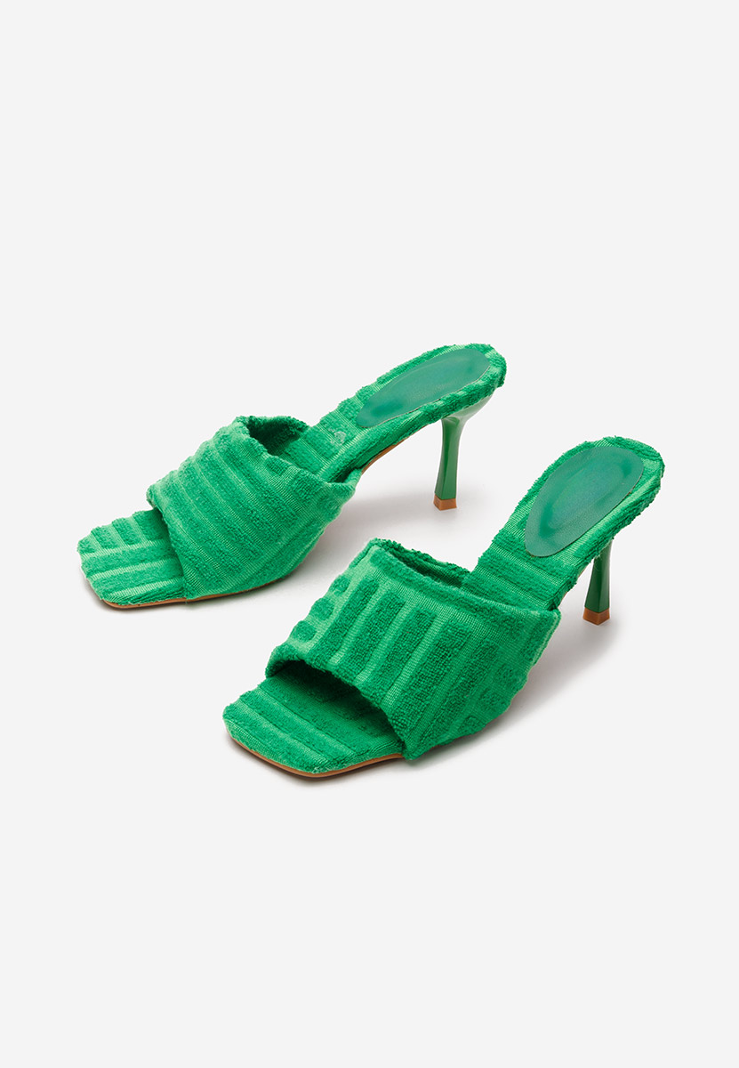 Mules a talon vert Mirora V2