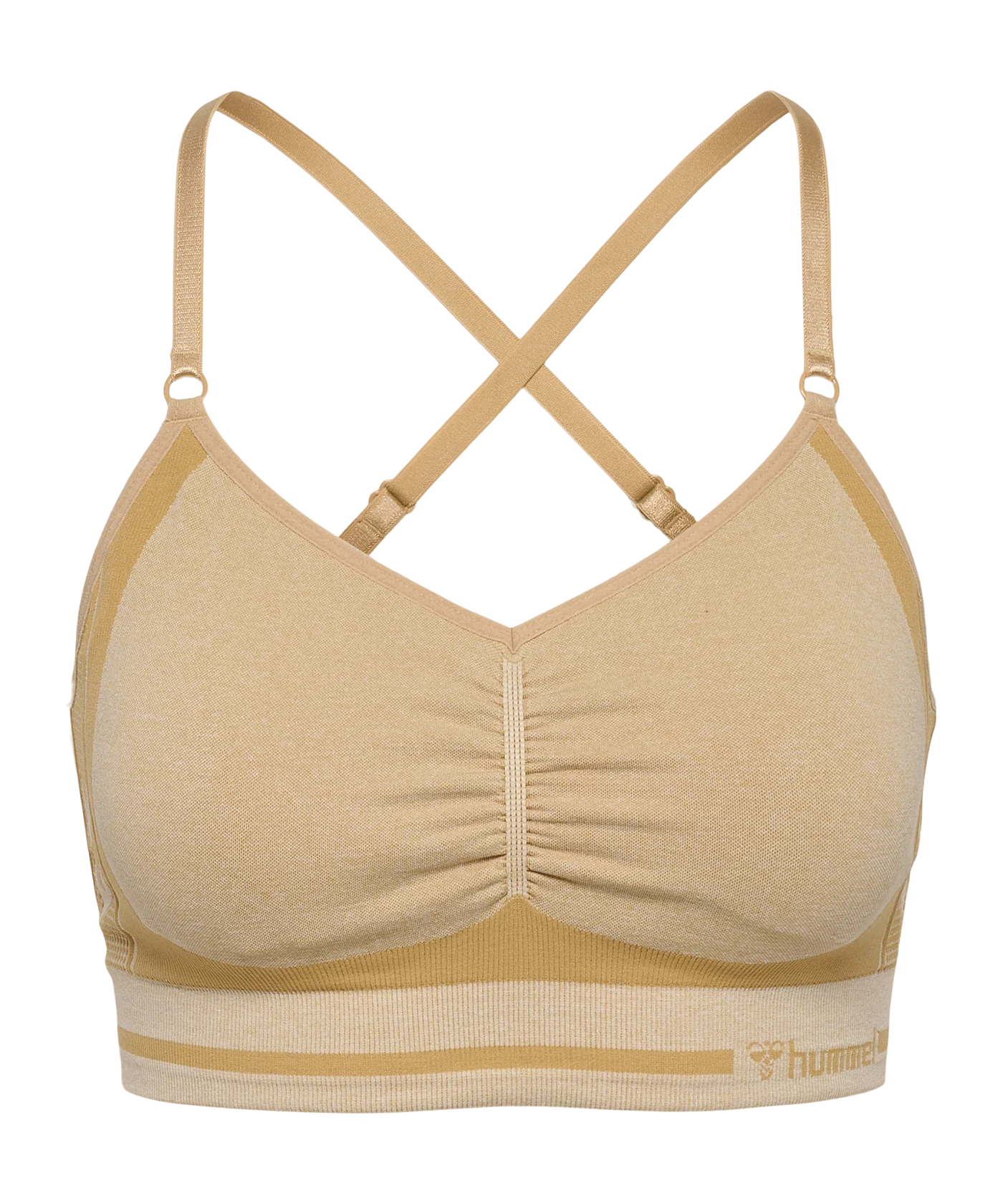 Hummel Mt Lulu Seamless Scrunch Sport-BH Damen Braun F8152