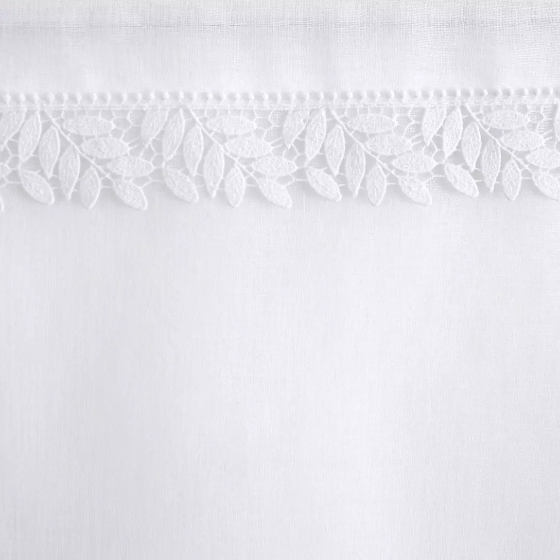 Paire de voilages passe-tringle (60 x 160 cm) Anna Blanche