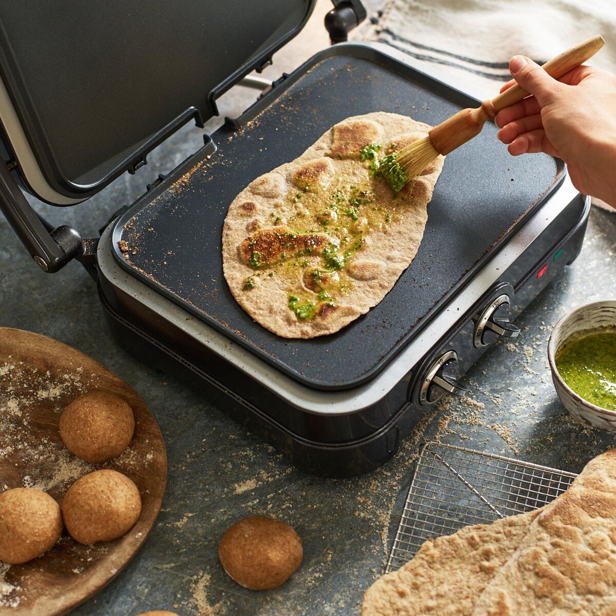 Multikoker, 1400W, grå