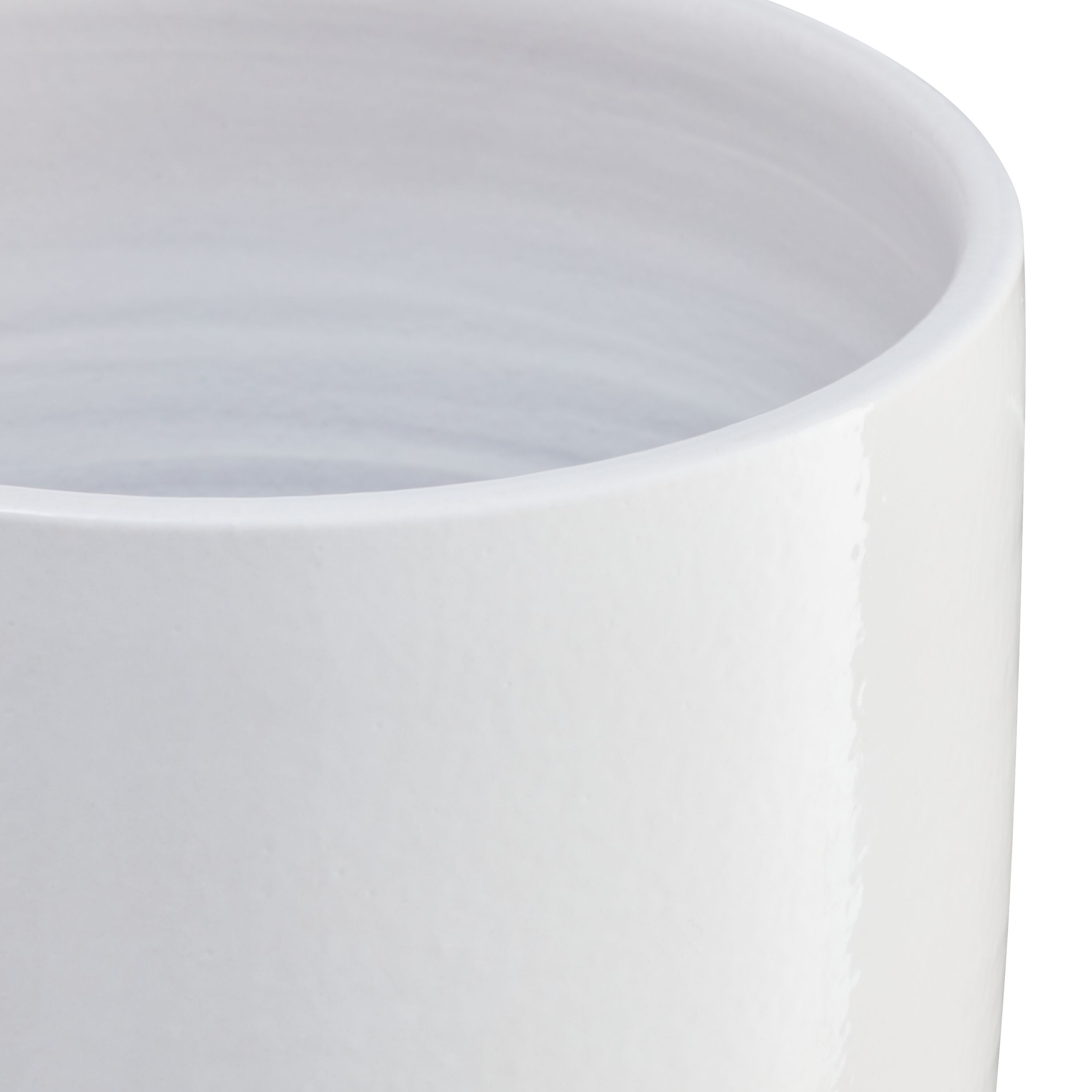 SE-CIAO Übertopf gross weiss 18x17cm - Weiss / H: 18.0 cm