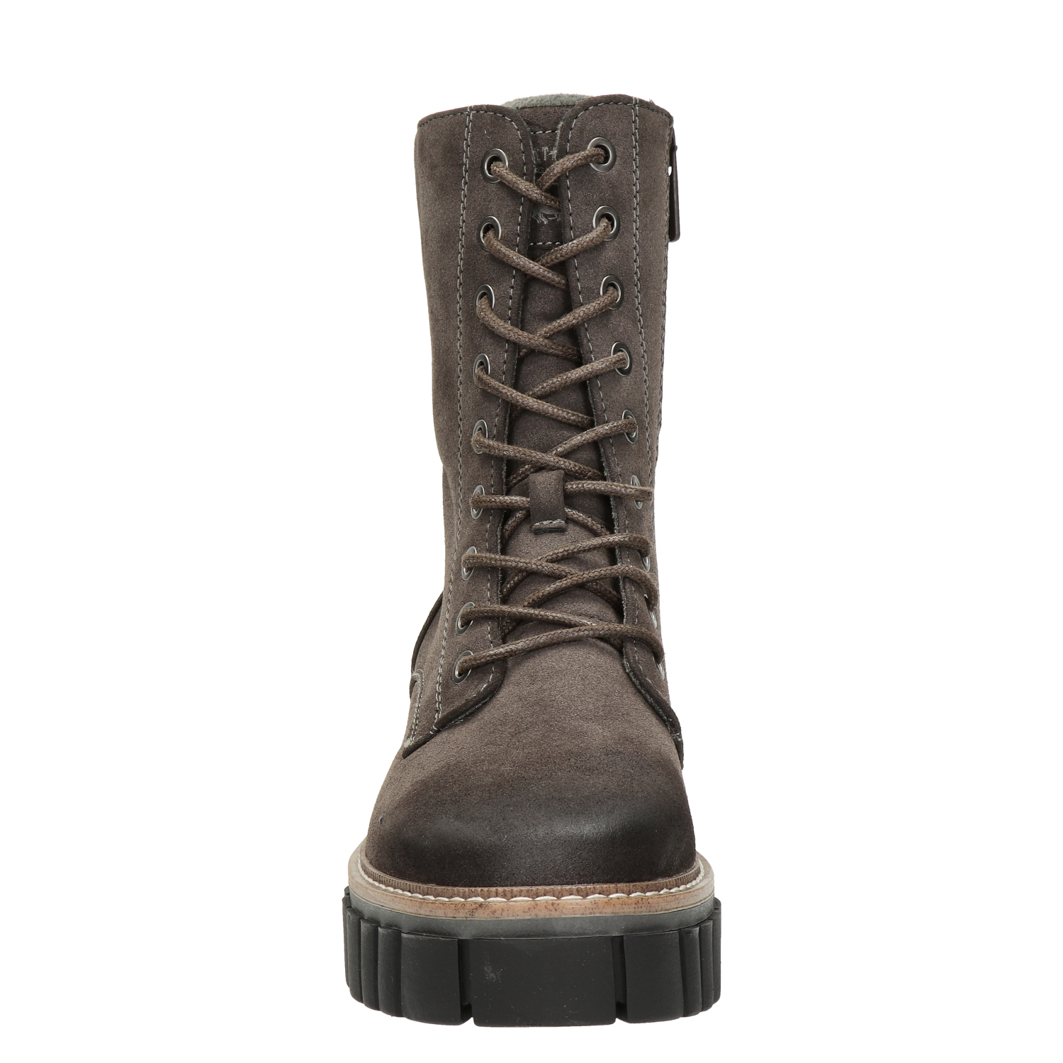 dames veterboot Mustang Grijs