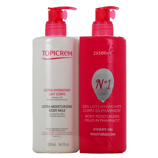 Topicrem Ultra-Hydratant Lait Corps - Pharmacie des Drakkars