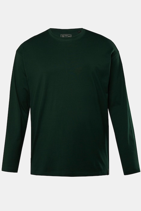 STHUGE Basic Langarmshirt, oversized, bis 8 XL