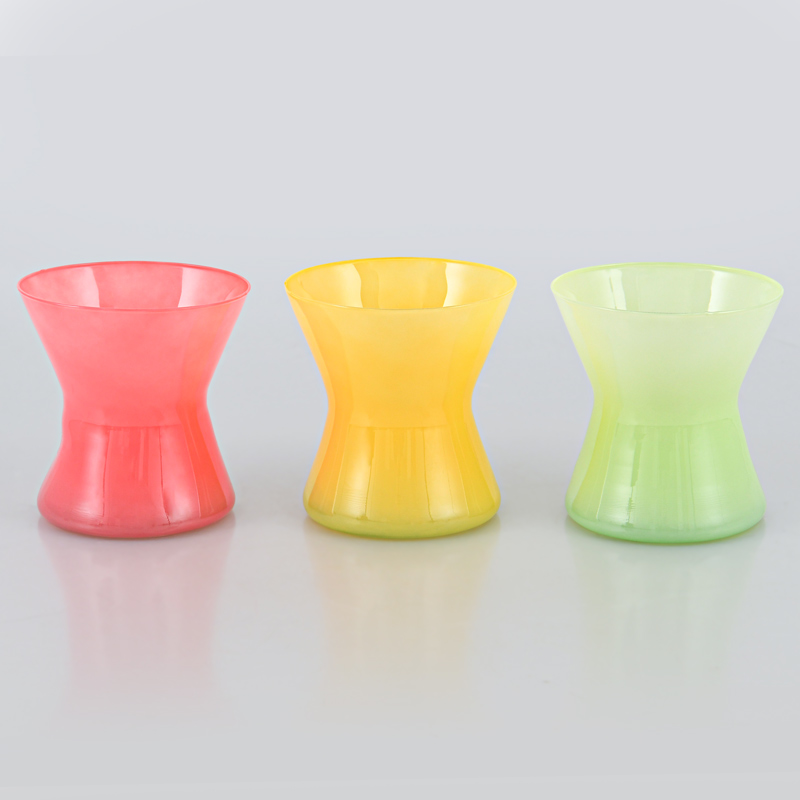 Vase diabolo vert