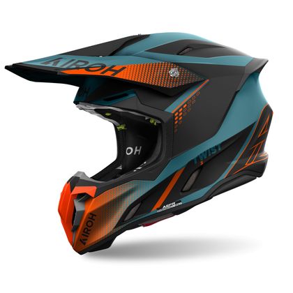 Casque cross Airoh TWIST 3 - SHARD 2024 - Orange