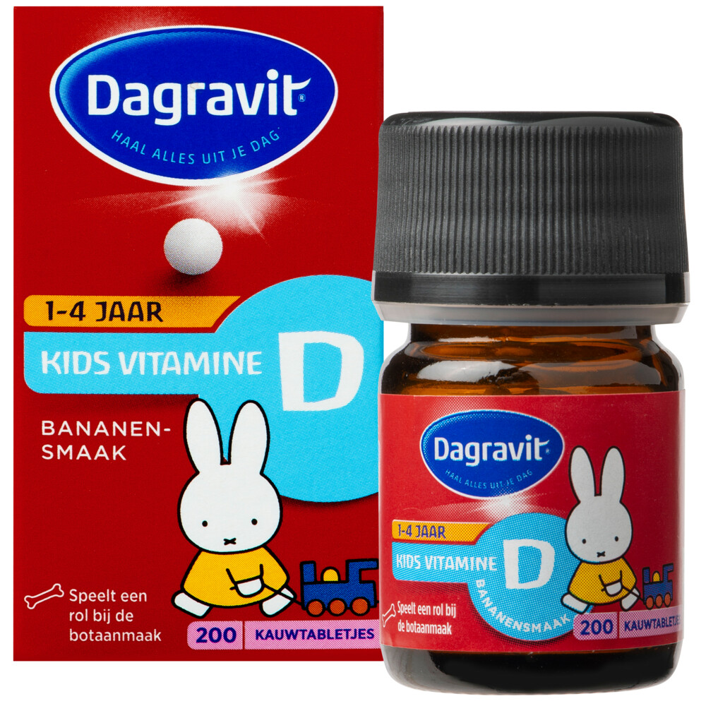 Dagravit Kids Vitamine D 200 tabletten