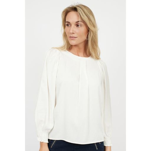 2-Biz Ilia Glitter Bluse, Off White, XL