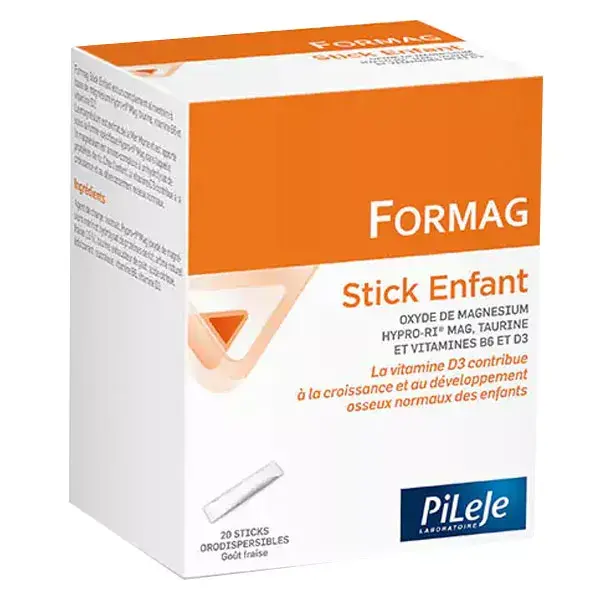 Pileje Formag Infantil 20 Palitos Orodispersíveis