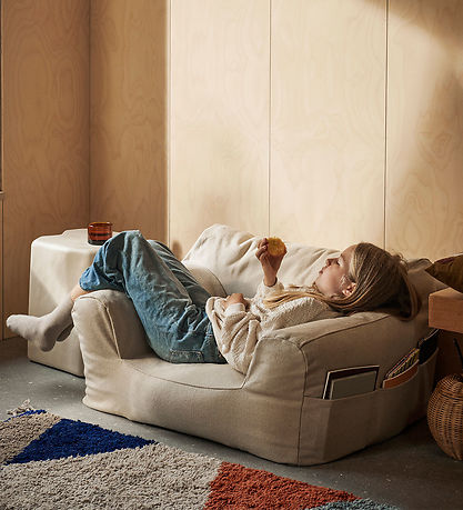 Ferm Living L?nestol - Billow Bean Bag - Off-white