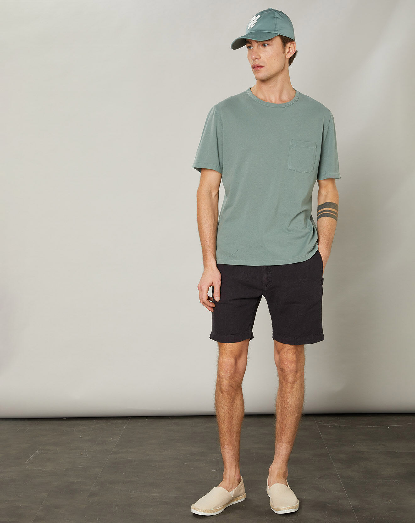 Hartford T-Shirt piqué Pocket cactus