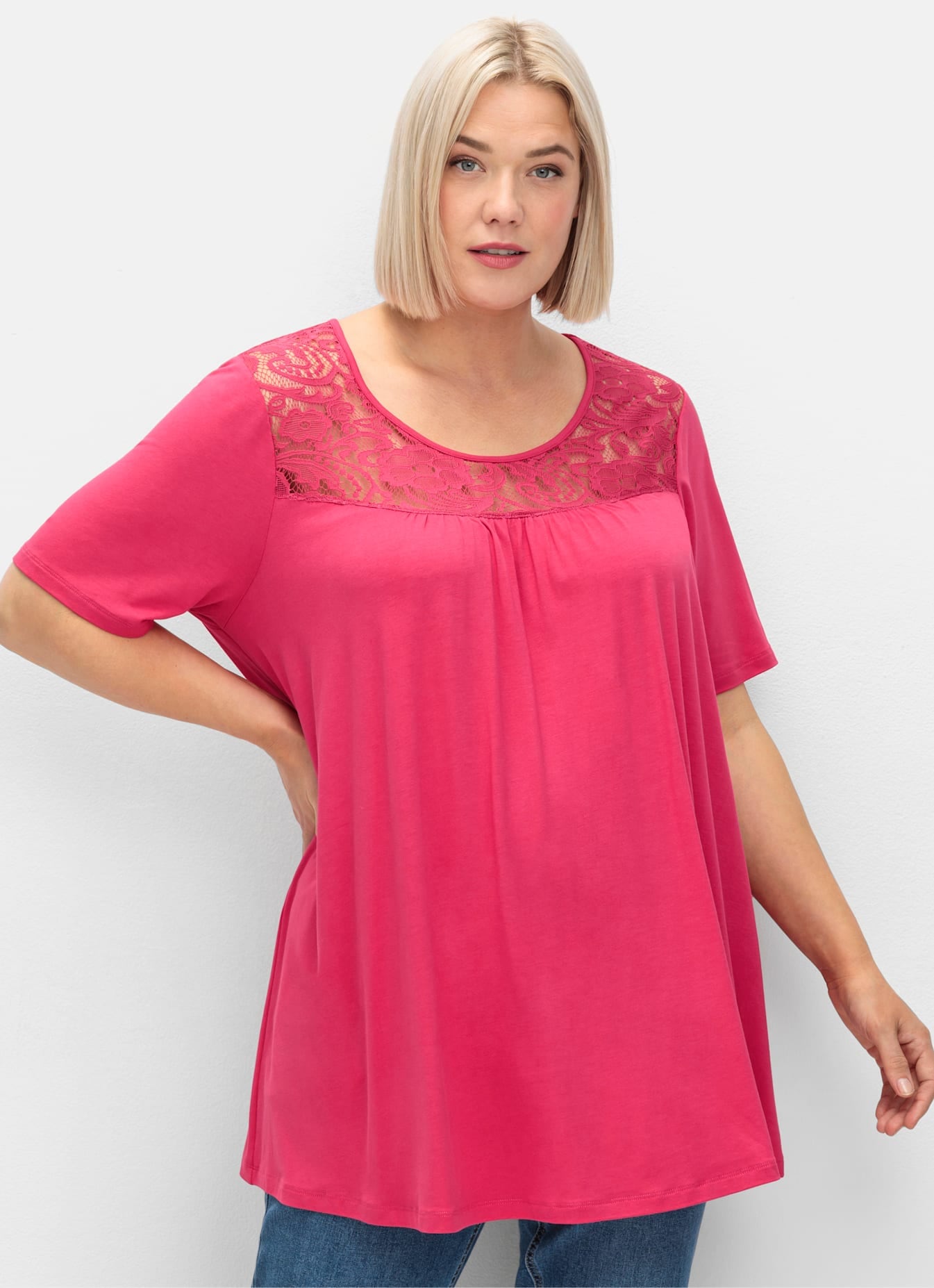 Sheego Longshirt »T-Shirt«, 1 Stk.