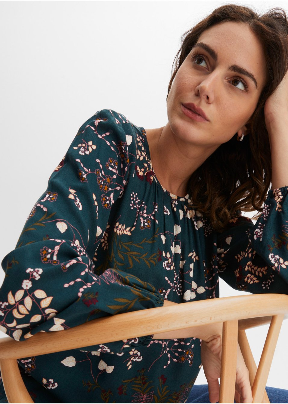 Blouse imprimée en viscose