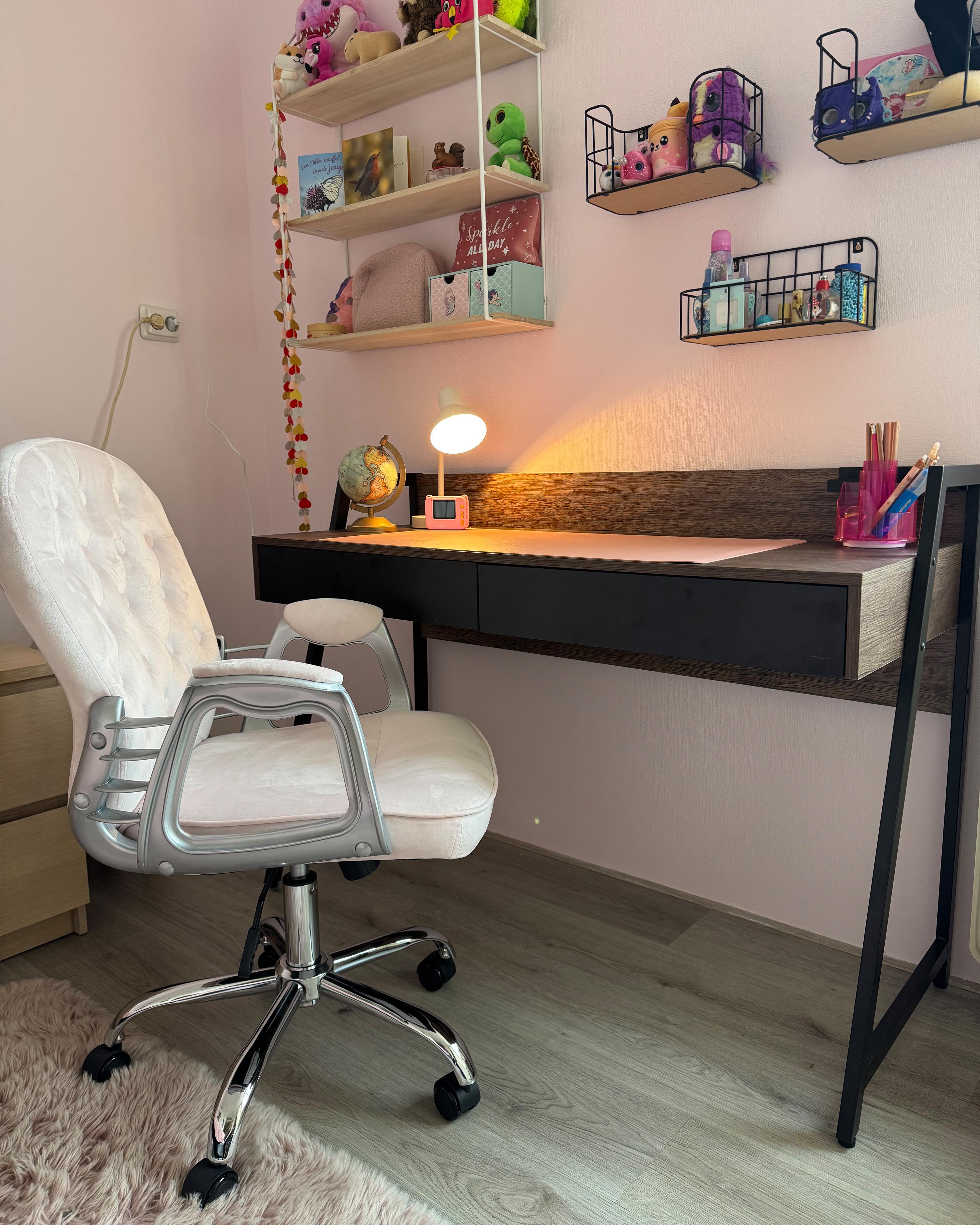 Bureaustoel PRINCESS Kunstleer Wit
