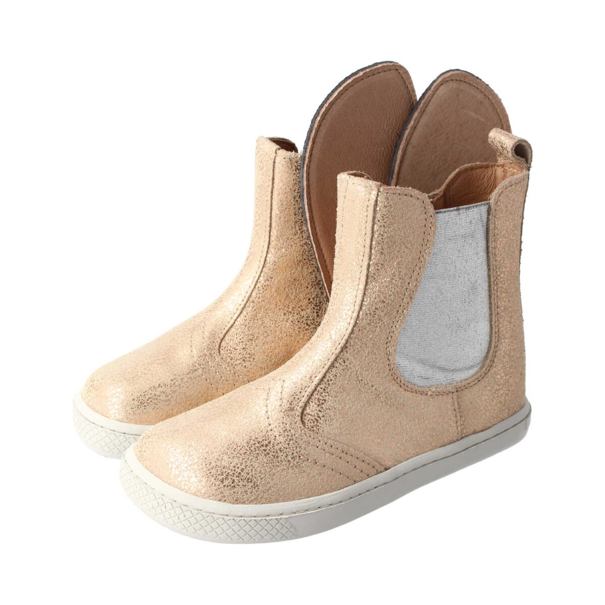 ML4110-36 glitter rose CHELSEA-CITY nappa leather zipper Weite/M