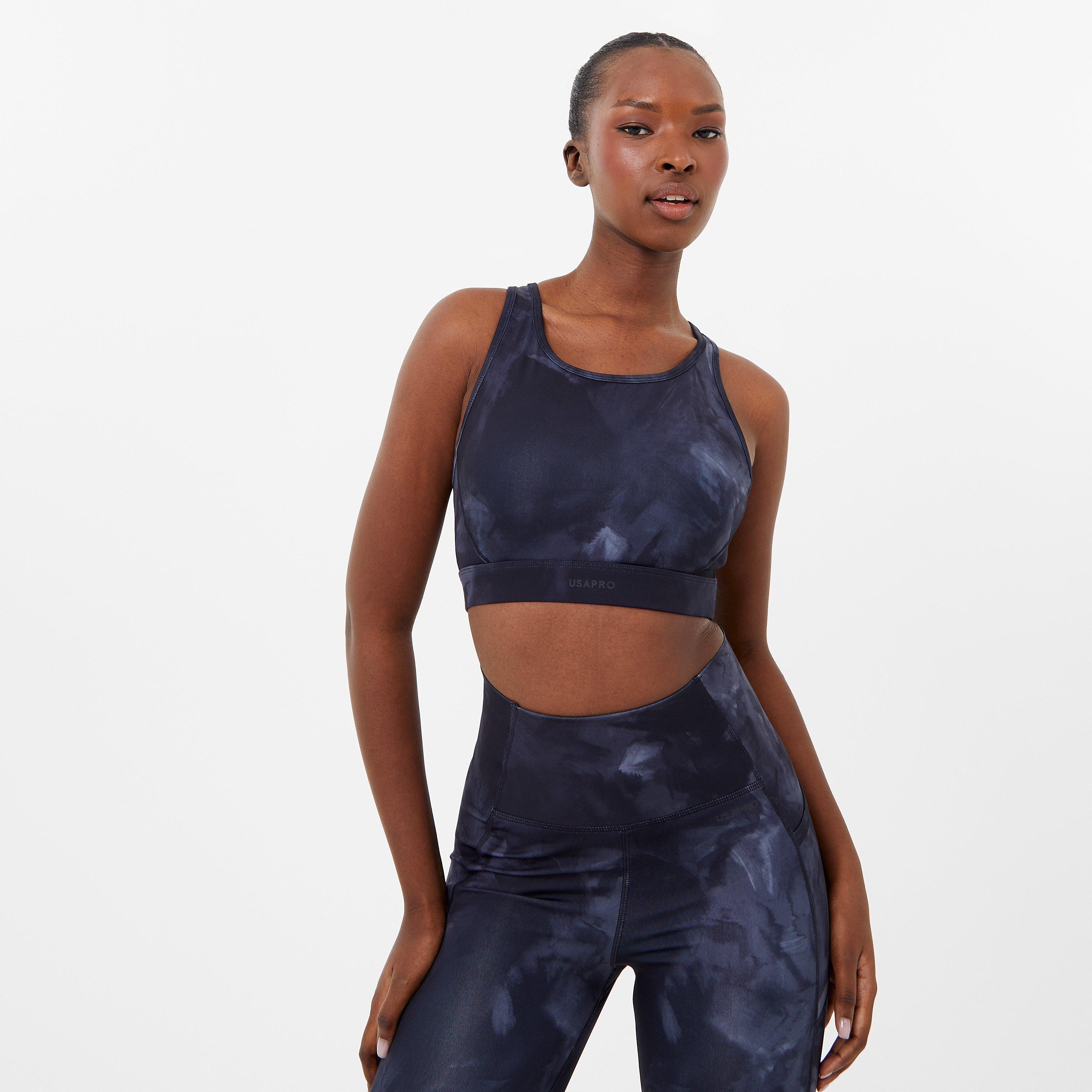 USA Pro Core Racer Back Sports Bra Womens