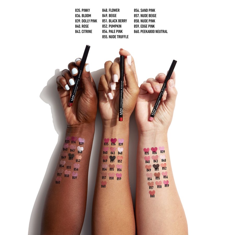 NYX Professional Makeup Slim Lipliner Pencil Cabaret SPL804 1g
