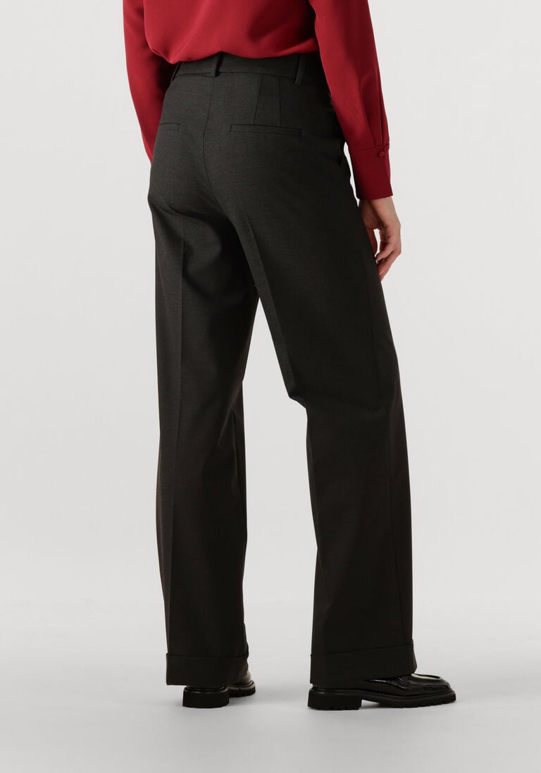 donkergrijze cambio wijde broek grace