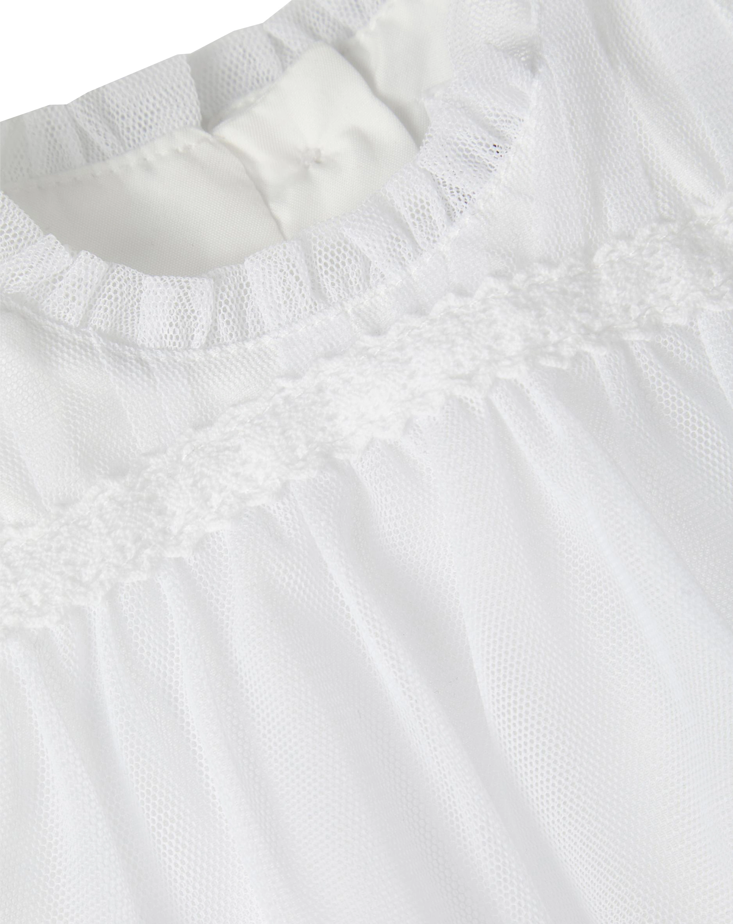 Tüllkleid NBFDEMINE - SPENCER ärmellos in bright white