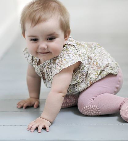 GoBabyGo Krabbelstrumpfhose - Pink