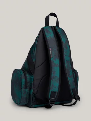 Mochila com estampa abstrata