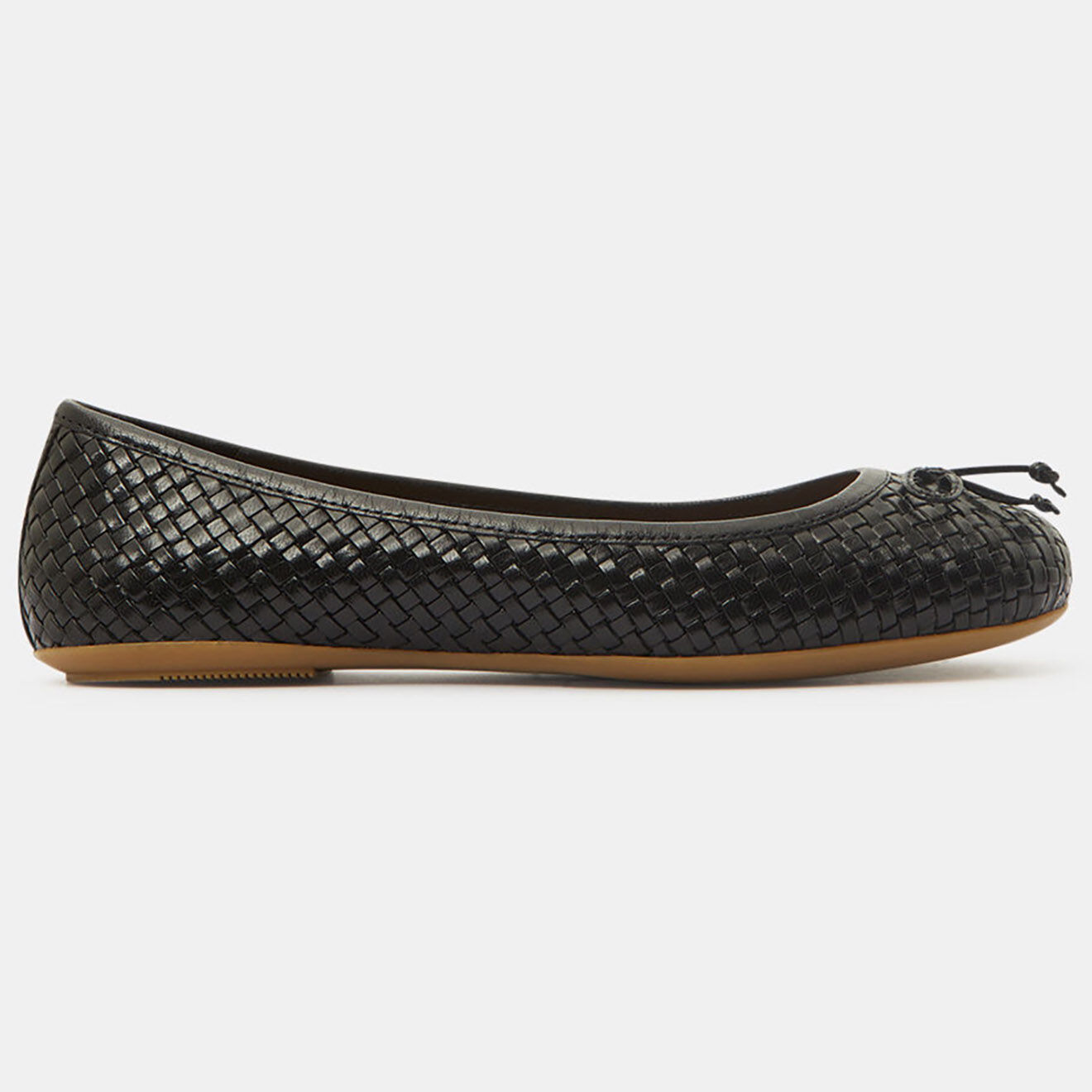 Geox Ballerines en Cuir tressé Palmaria noires