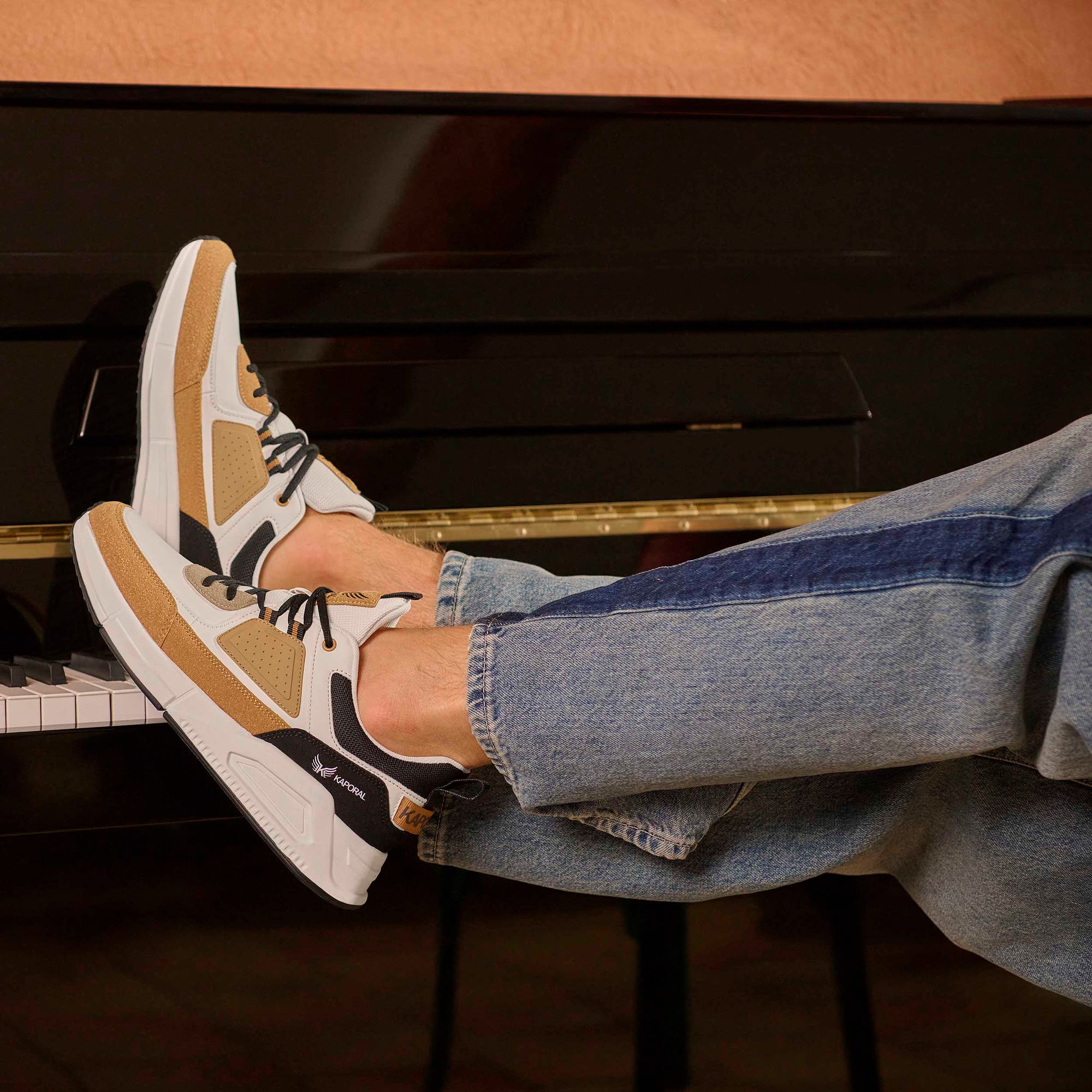 Sneakers Homme camel