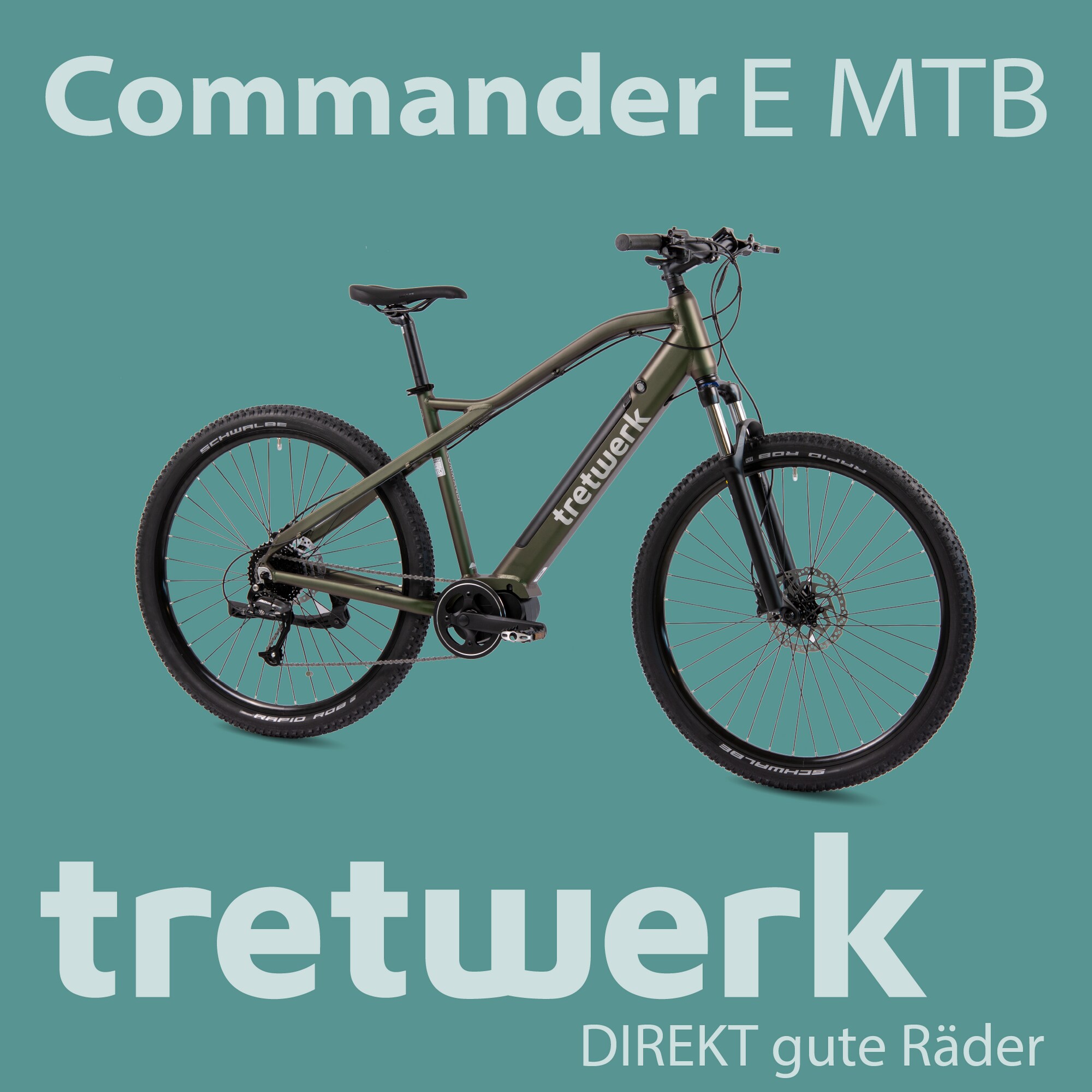 Tretwerk Commander E Bike Mountainbike 29 Zoll Pedelec MTB Hardtail