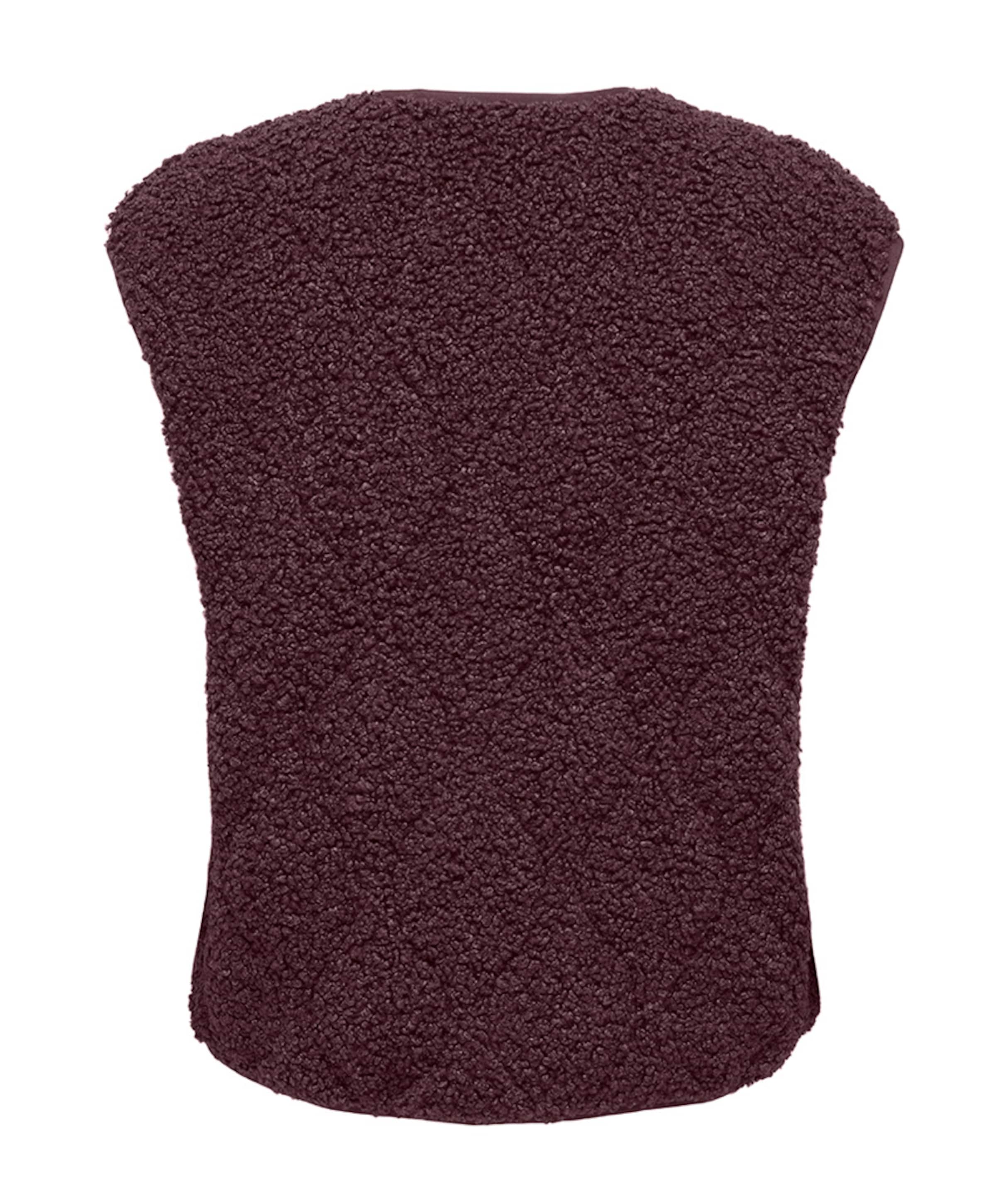 Only Dames gilet bordeaux