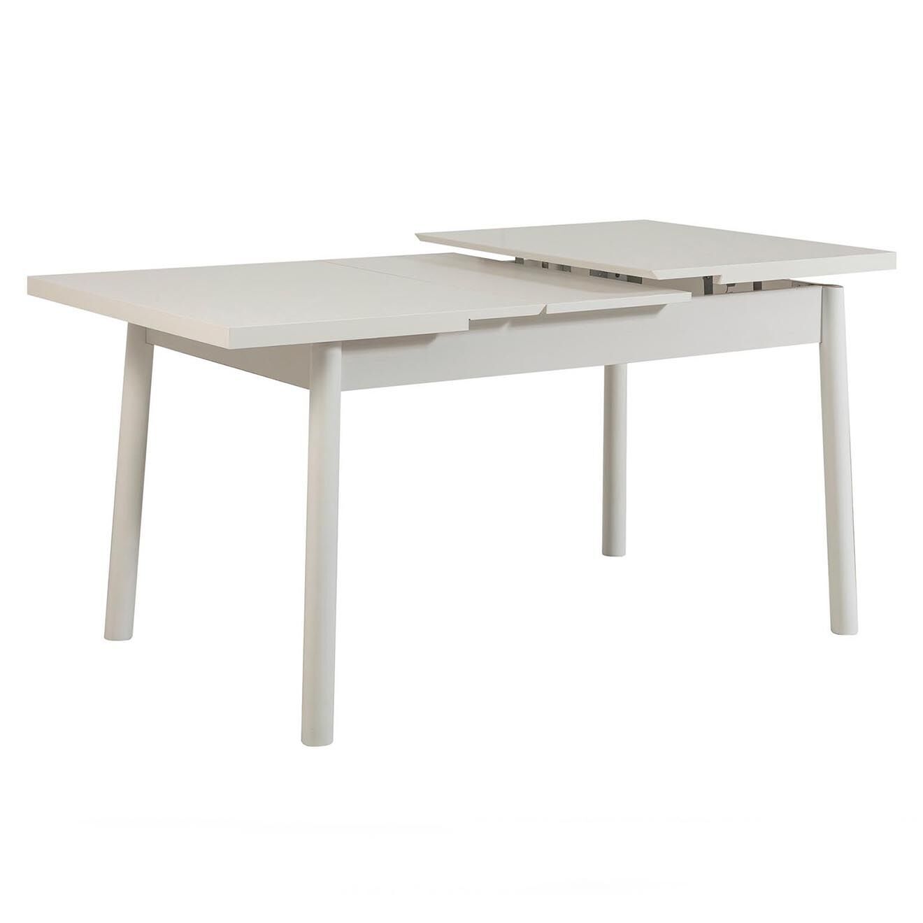 Homitis Ensemble Table + 4 Chaises Santiago 0701 blanc/gris