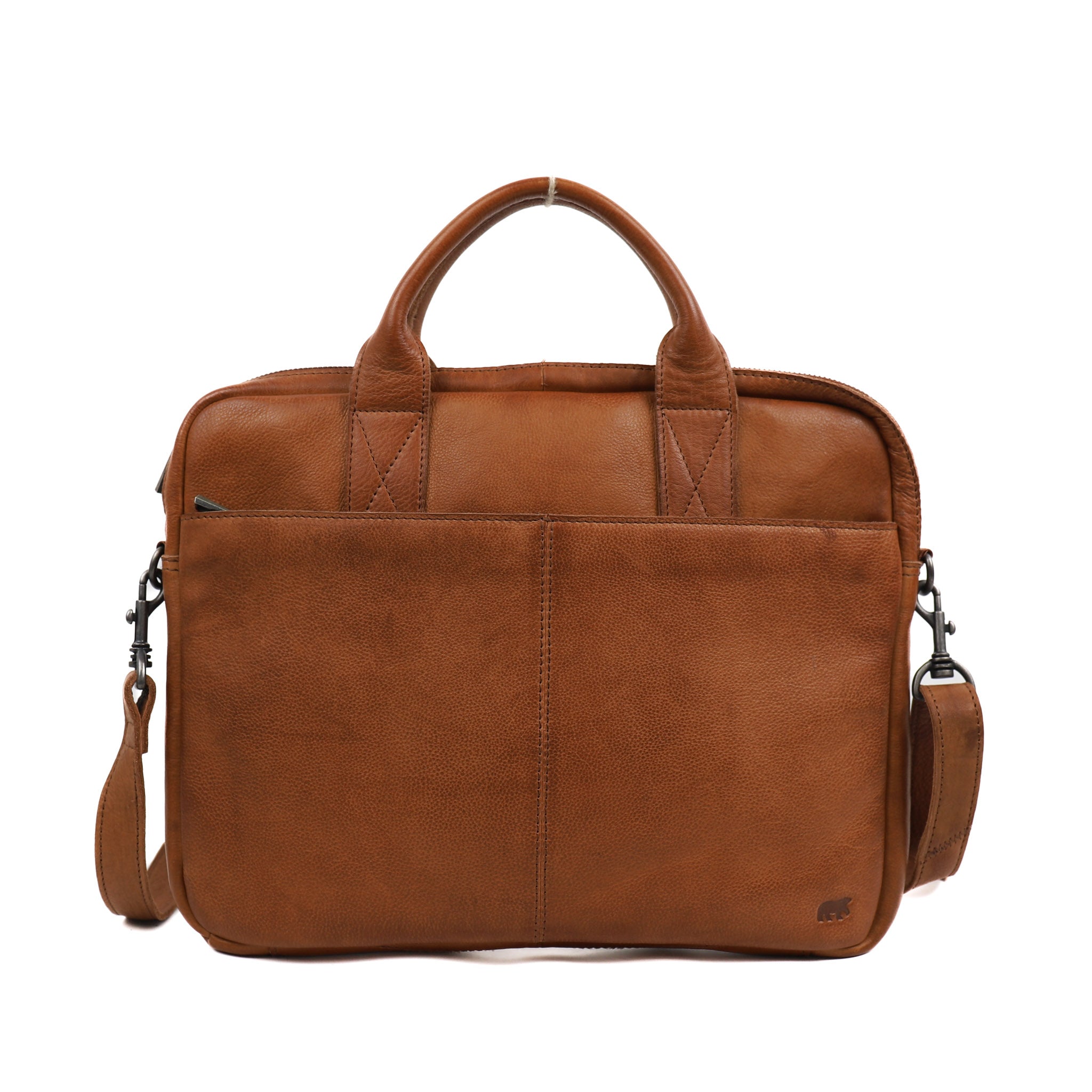 Compacte Laptoptas 'Delphi' cognac COGNAC
