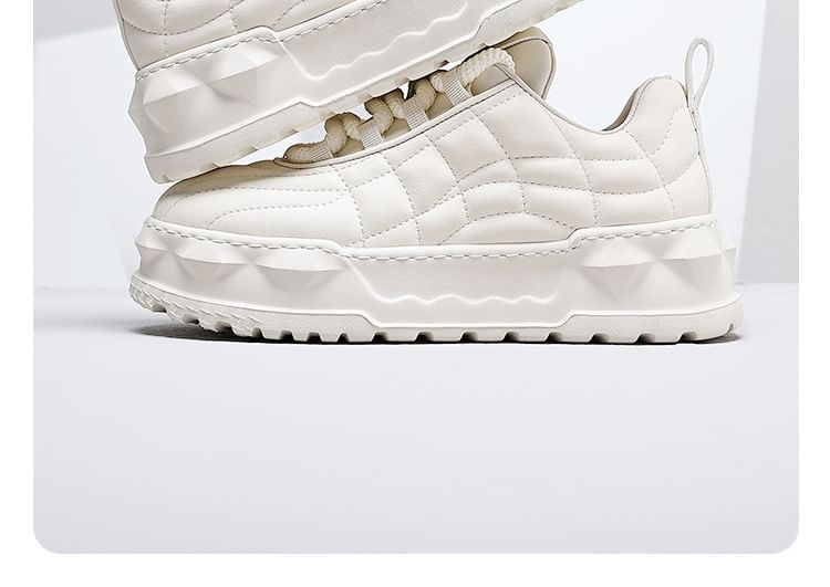 VEAZ - Effen platform sneakers