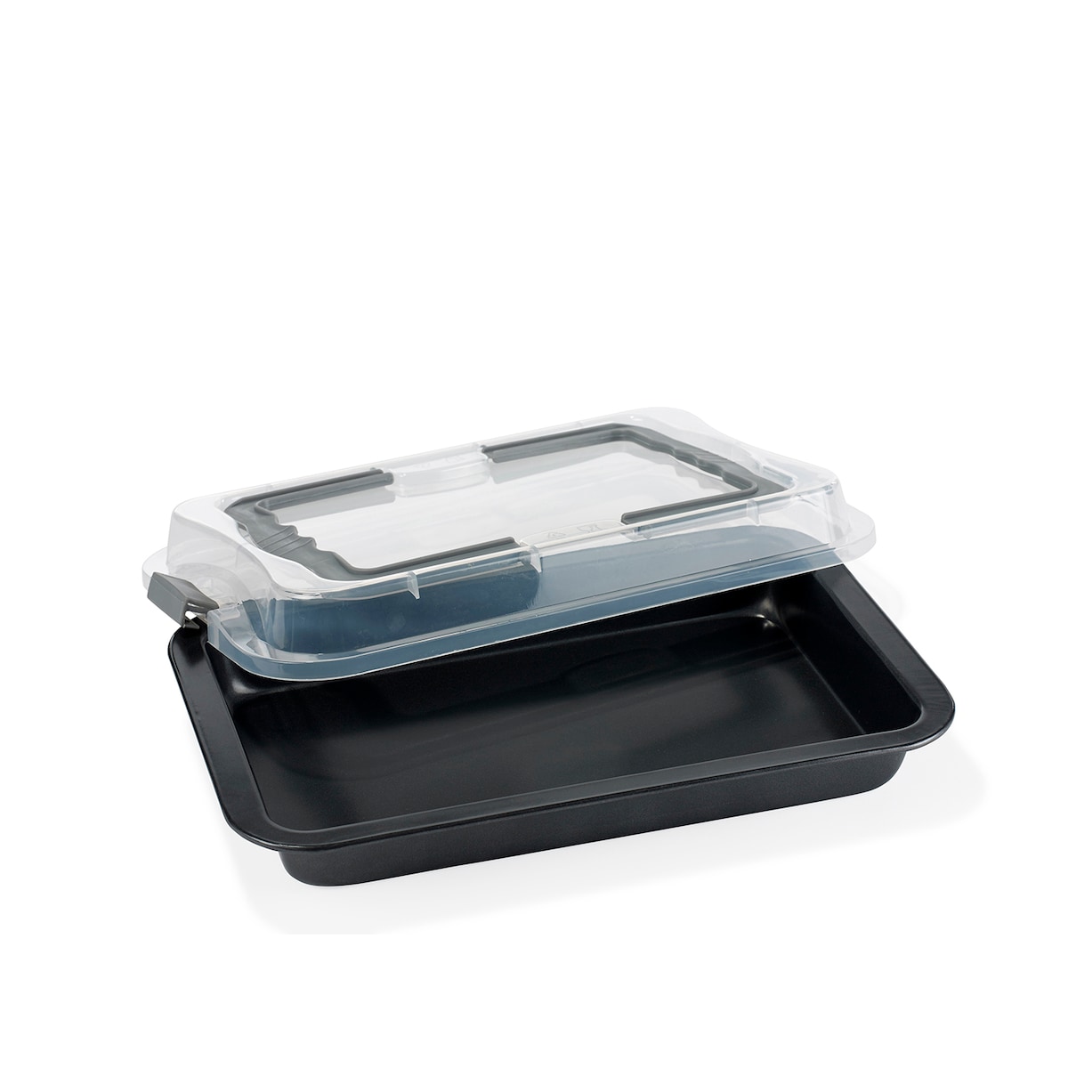Funktion w/lid Frying dish 36,0 x 23 cm Grey