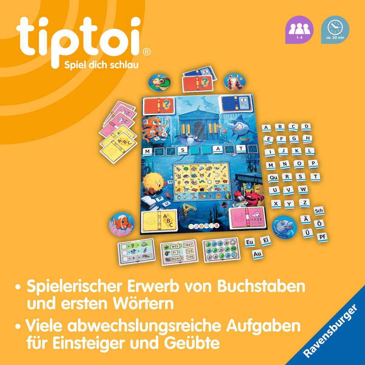 Ravensburger Spiel tiptoi® Tief im Wörter-Meer