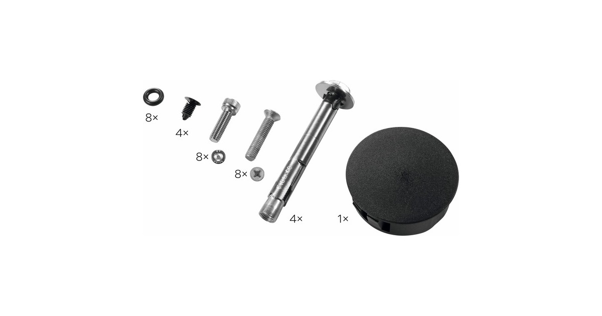 TechniSatSteun/standaard TECHNIVOLT 100 / 101 houder  (Zwart)