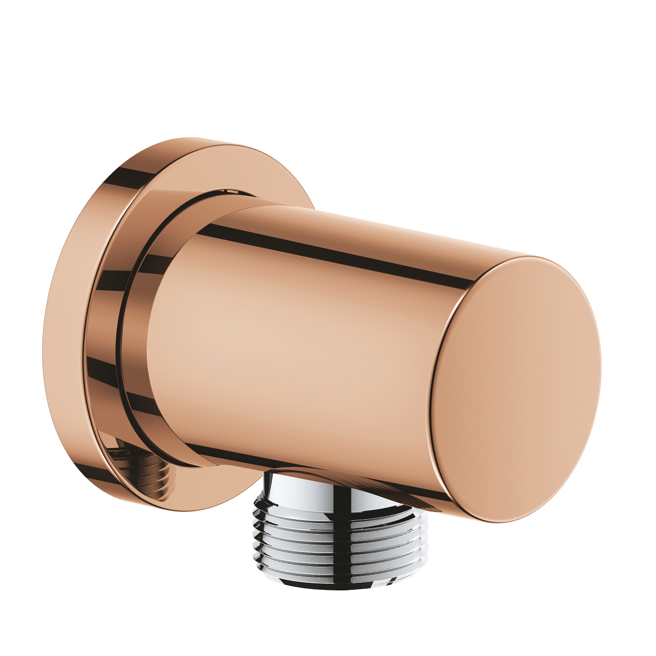 Grohe Rainshower wandaansluitbocht met ronde rozet warm sunset