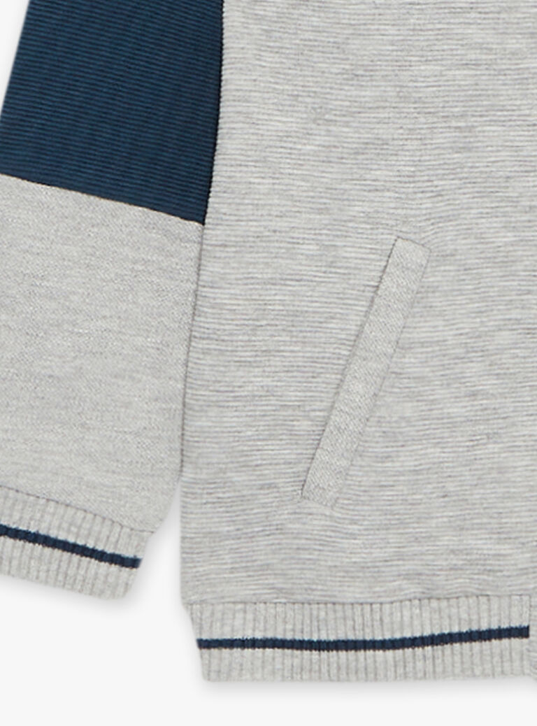 Gilet Gris chiné