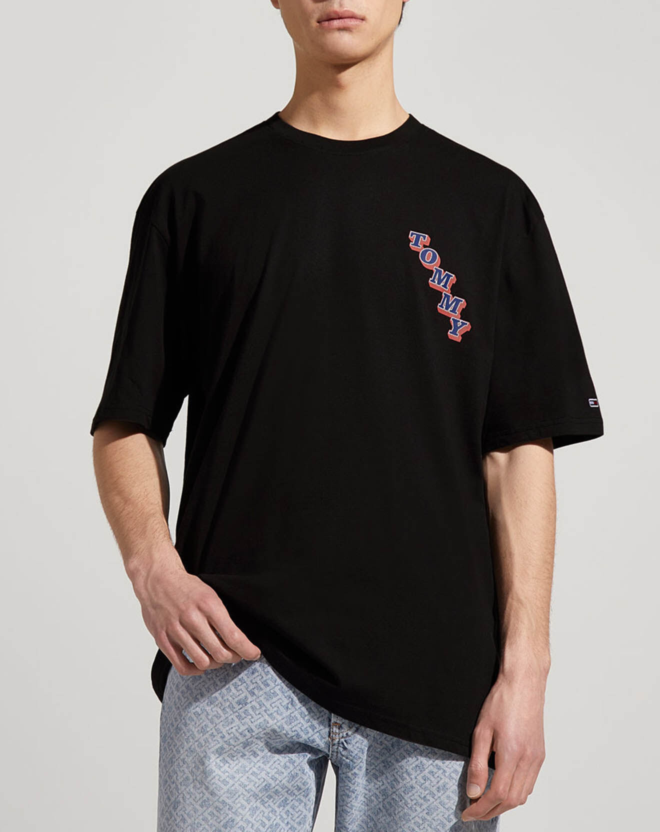 Tommy Jeans T-Shirt Skate College Pop noir
