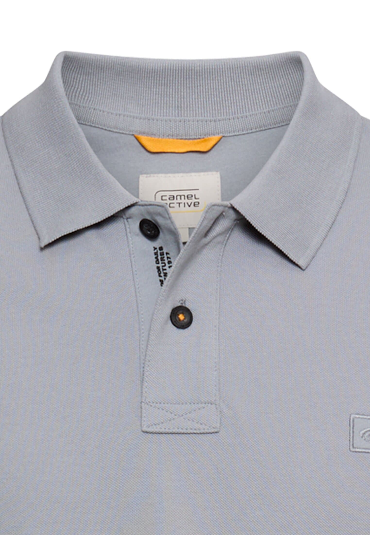camel active Poloshirt mit Logo-Stickerei
