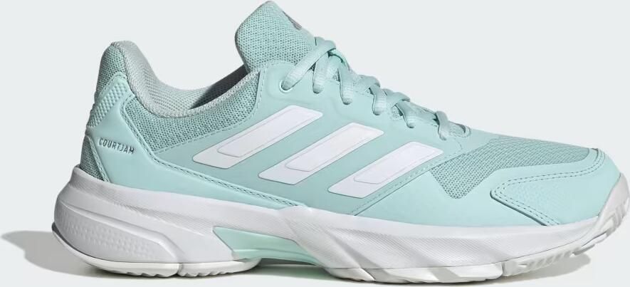 Adidas Performance Courtjam Control 3 Tennis Schoenen Dames Turquoise