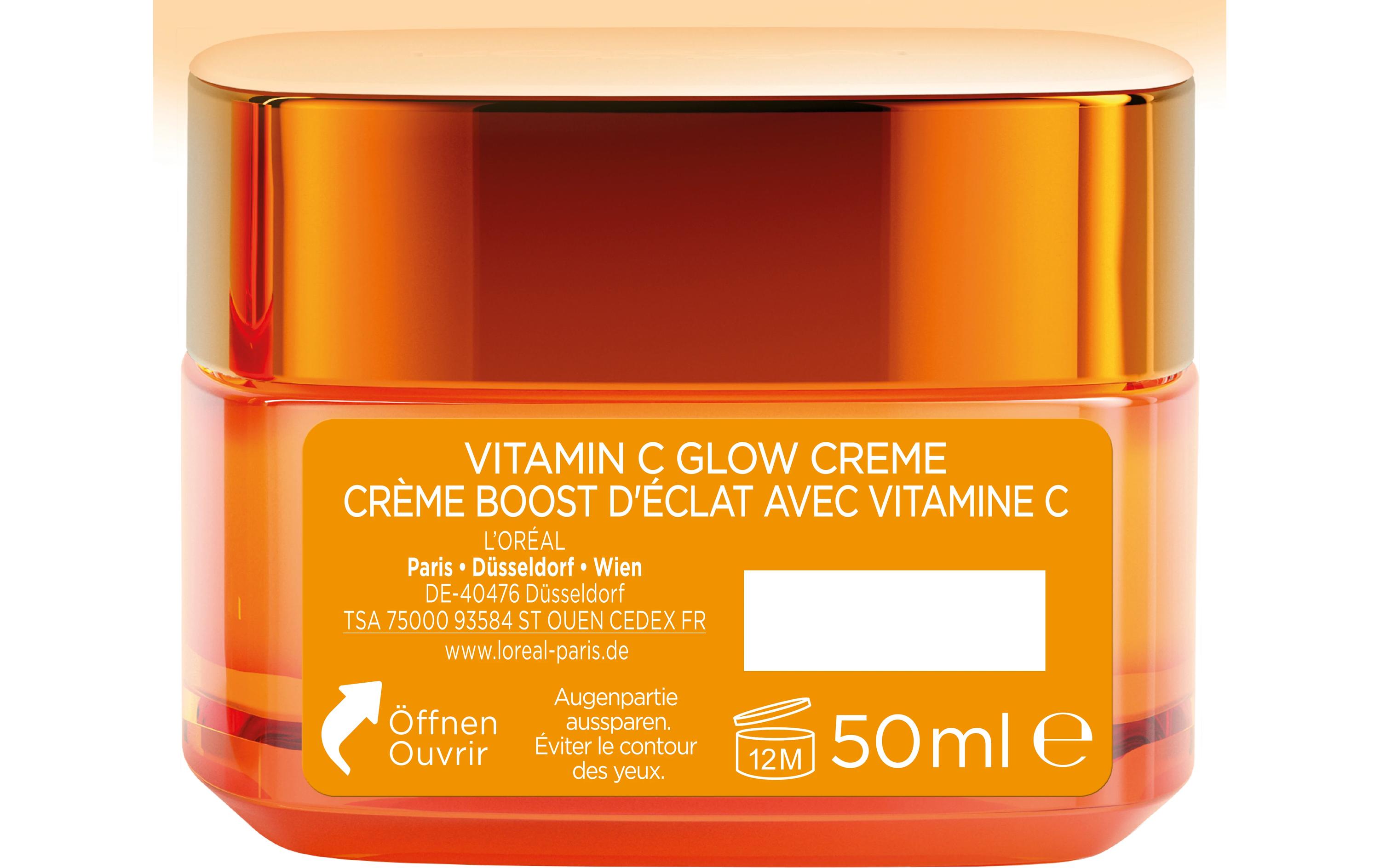 Gesichtscrème Vitamin C 50 mlTagespflege mit Vitamin C, Salicylsäure und lichtreflektierenden Pigmenten