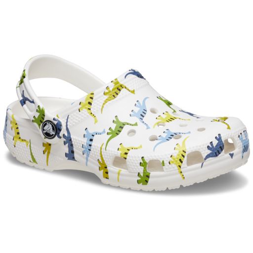 Crocs Classic Character Print K Clogs, Dinosaur, 32-33