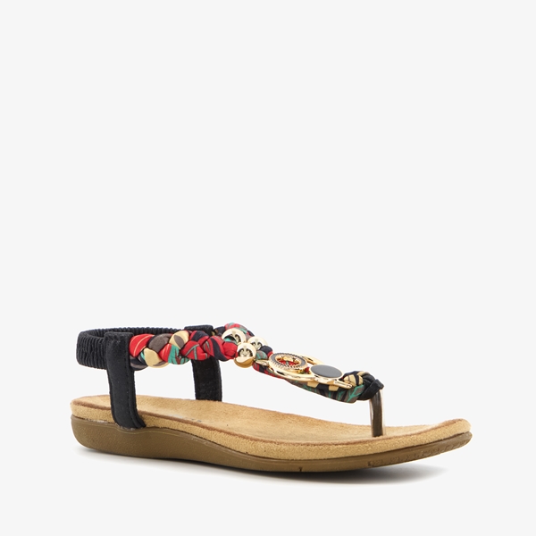 Blue Box meisjes sandalen zwart met bandjes