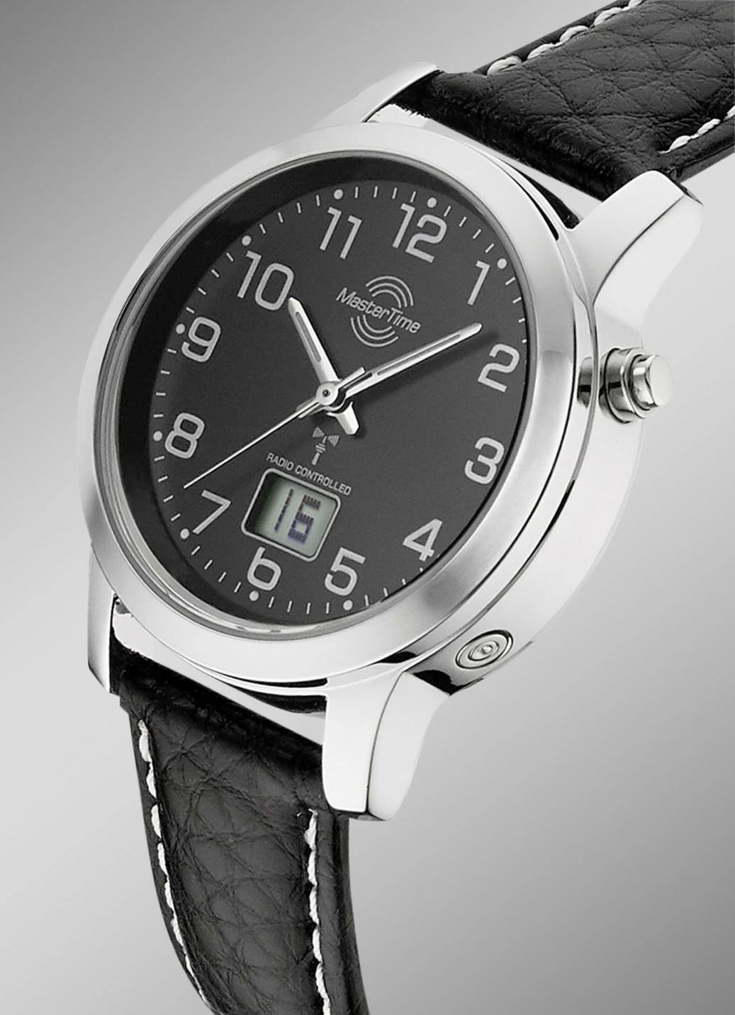 Modische, sportliche Damen-Lederarmbanduhr
